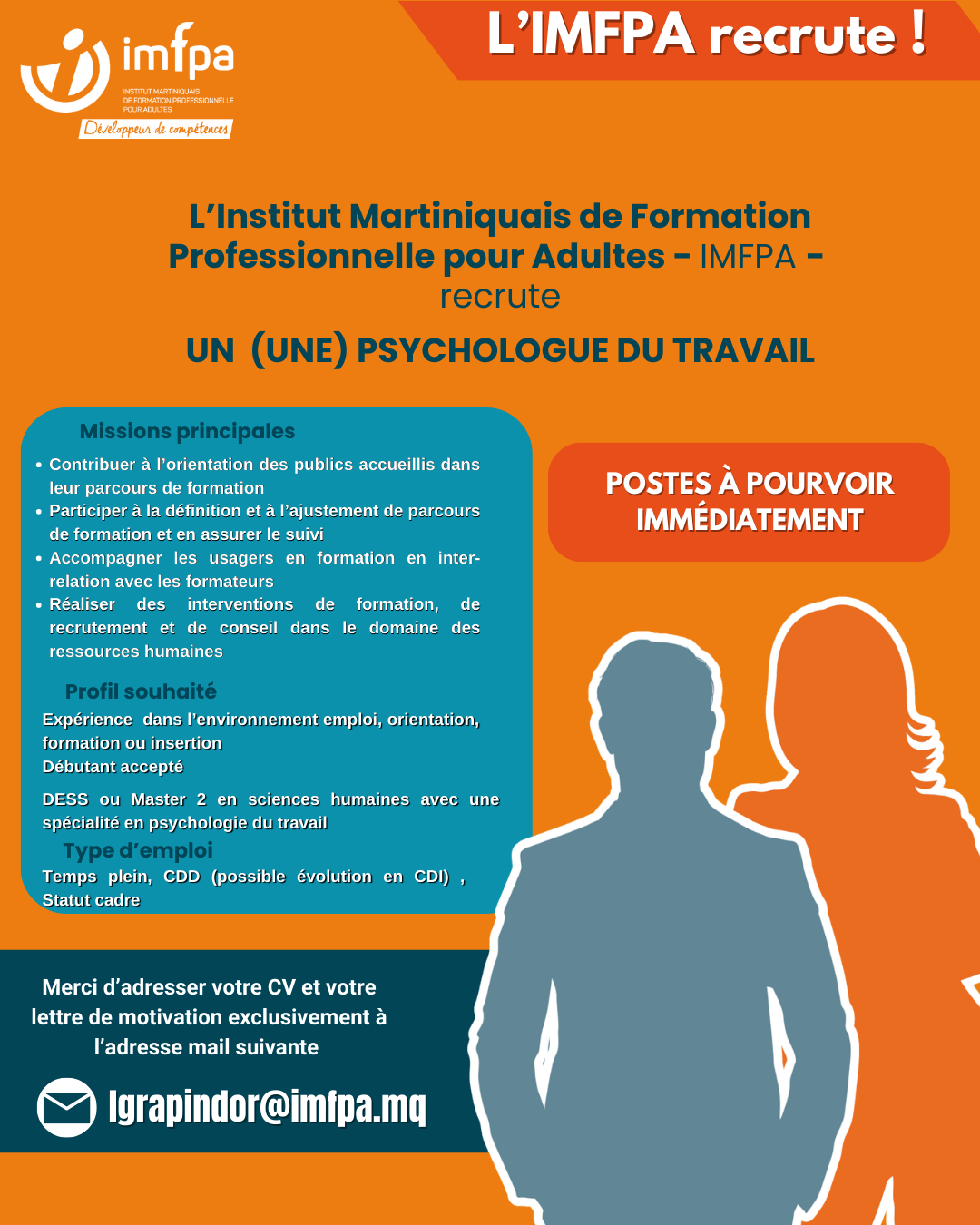 RECRUTEMENT PSYCHOLOGUE DU TRAVAIL